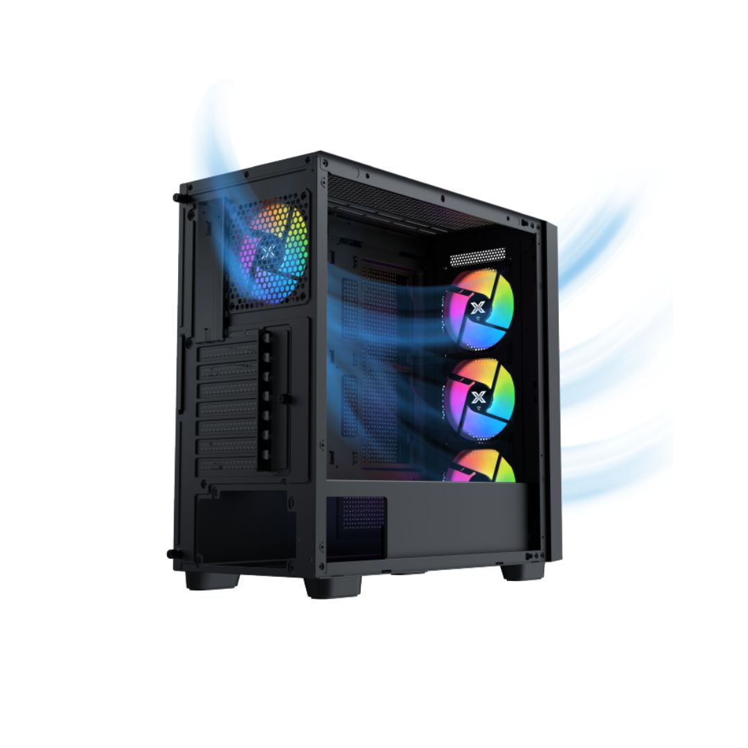 TJM Xigmatek Gaming Z Pro Mid Tower Case - Black