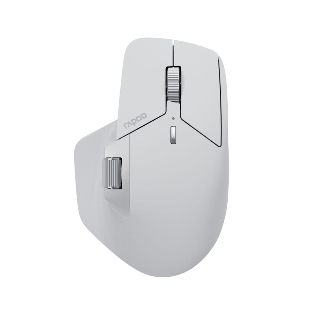 TJM Rapoo MT760 Multi-Device Wireless Bluetooth Mouse - White