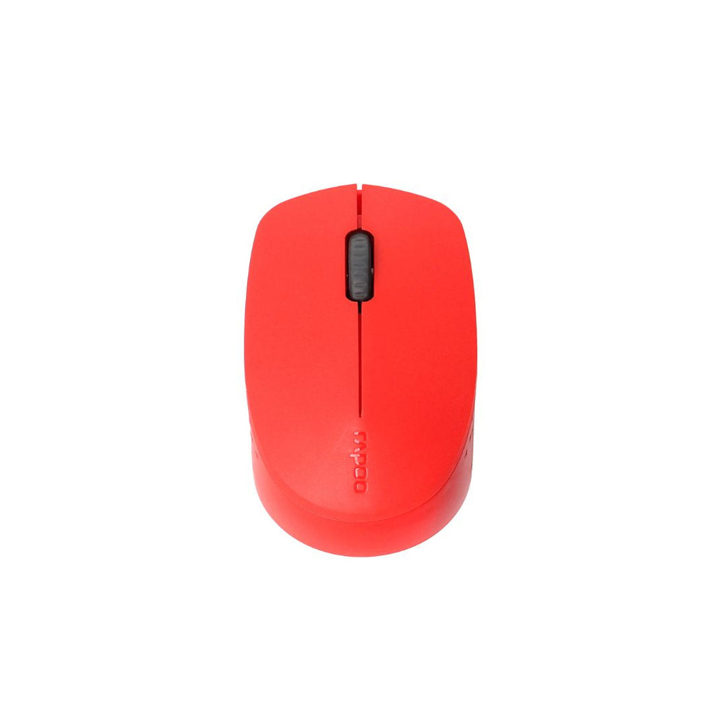 TJM Rapoo M100 Silent, Multi Device, Wireless, Bluetooth, Mouse - Red