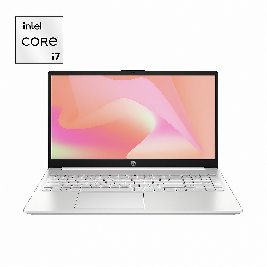 TJM HP 15-FD0240NE, Intel Core i7-1355U, RAM 8GB, 512GB SSD, Intel Iris Xe, 15.6 Inch FHD IPS, Silver