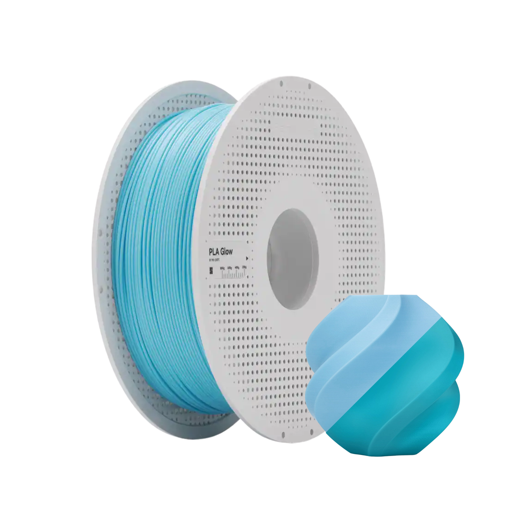 TJM Bambu Lab PLA Blue Glow 3D Printing Filament 1KG
