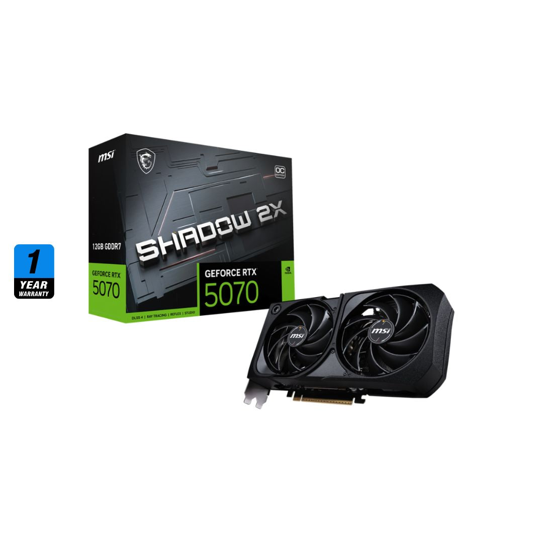 MSI GeForce RTX 5070 SHADOW 2X OC - 12GB