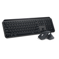TJM Logitech MX Keys S Combo - Performance Wireless Keyboard & Mouse with Palm Rest