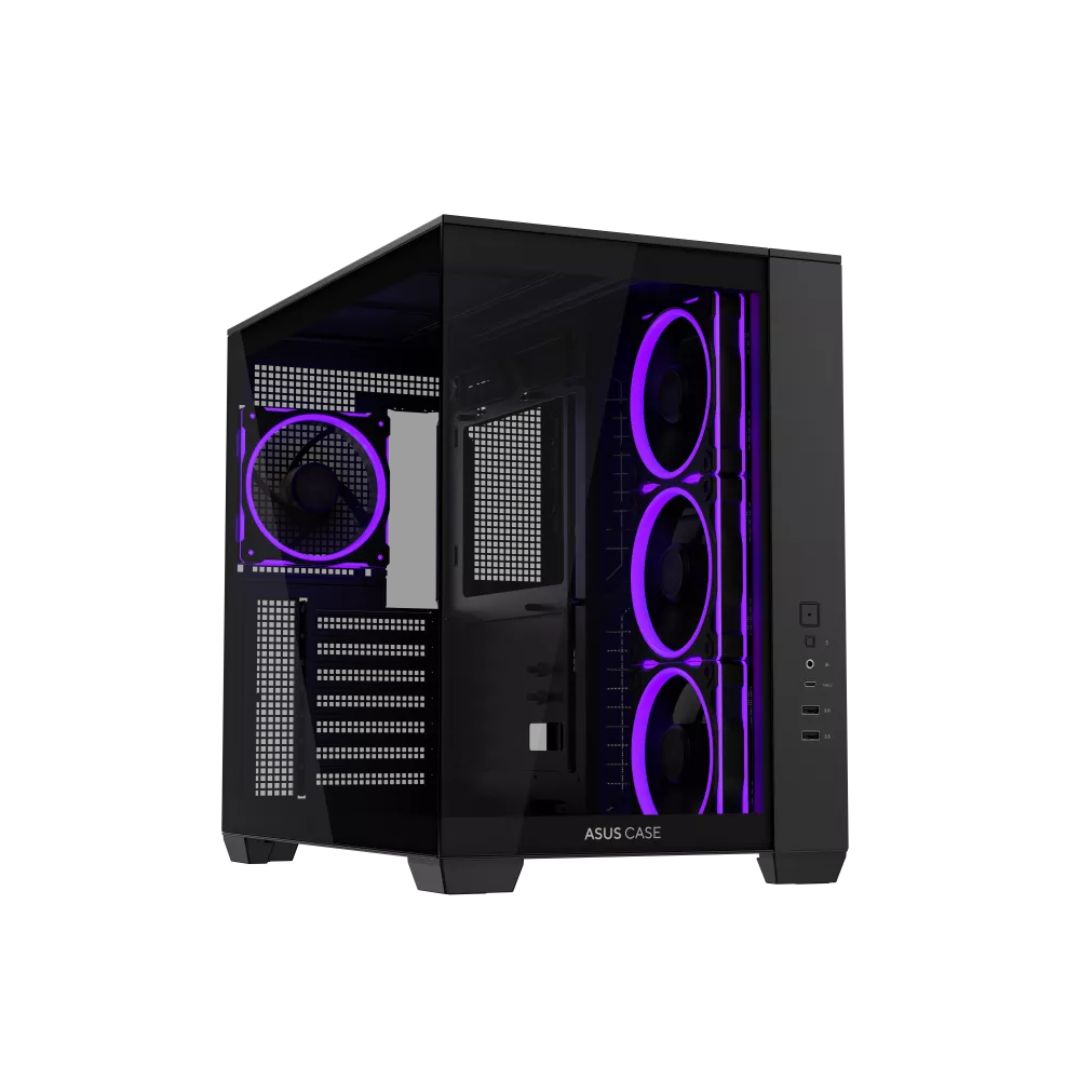TJM ASUS A32 PLUS Case 4 Fan ARGB - Black
