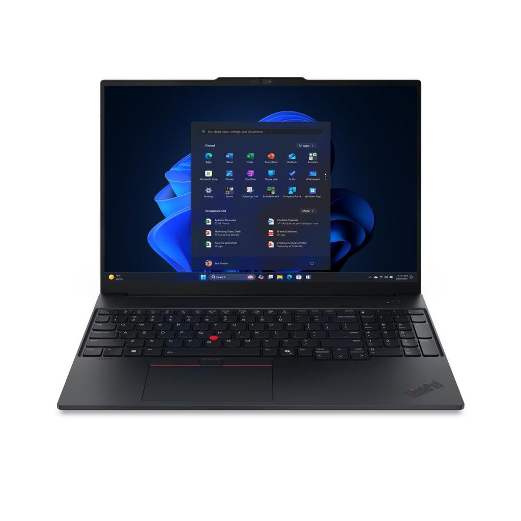 TJM Lenovo ThinkPad E16 - (5NGR) Ultra 7-255H, 16GB, 512GB, Intel® Graphics, 16 Inch WUXGA IPS, Black