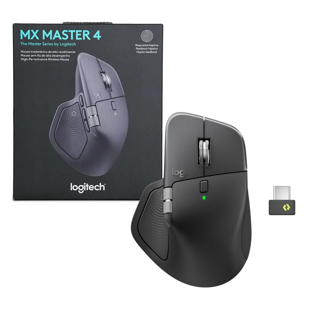 TJM Logitech MX Master 4 Advanced Wireless Graphite Mouse