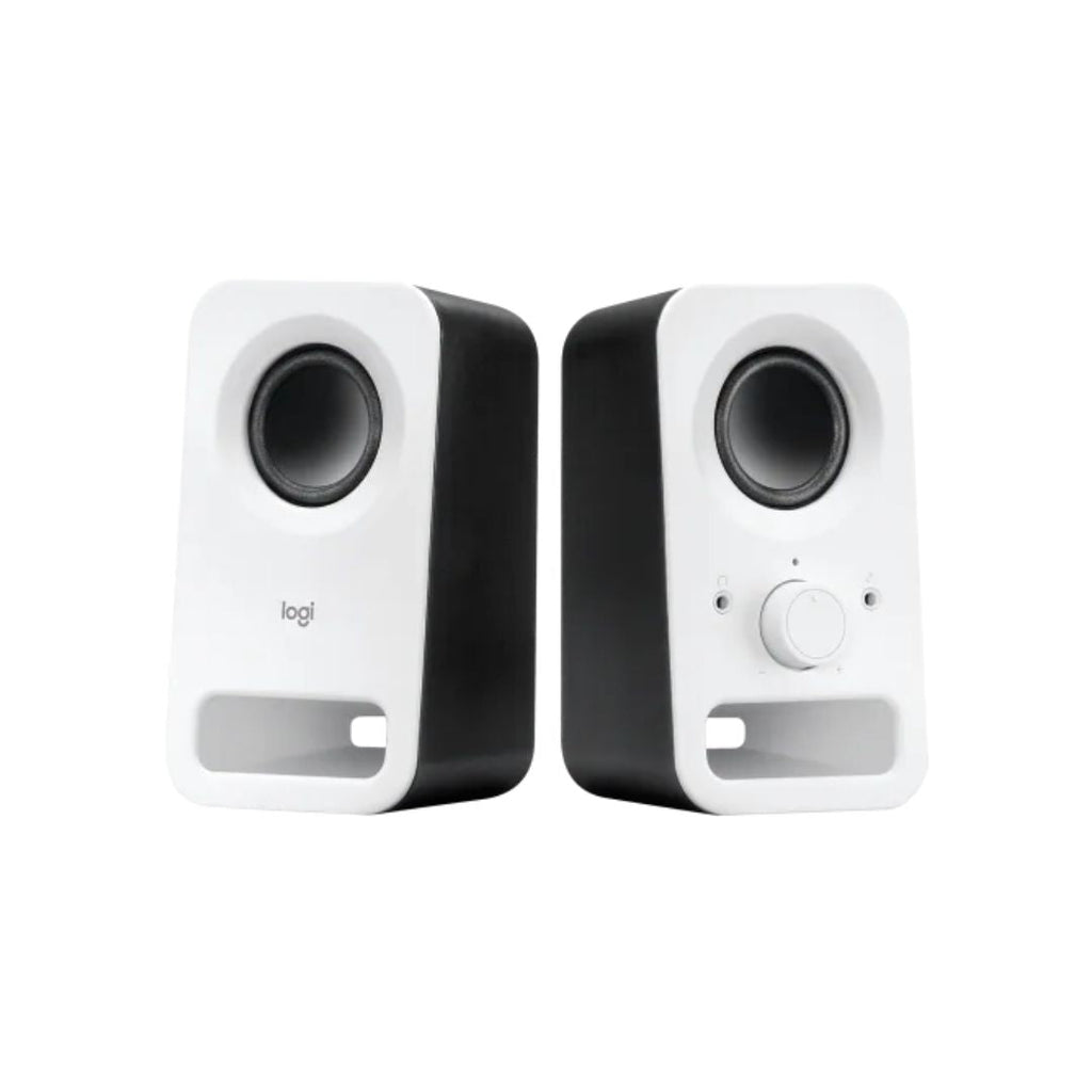 TJM Logitech Z150 Stereo Speakers - White