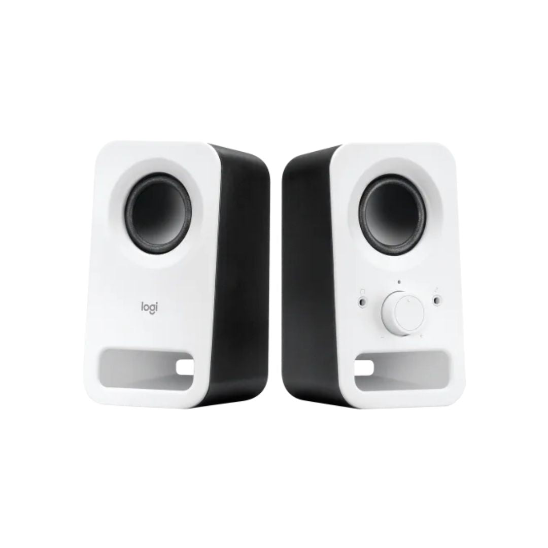 TJM Logitech Z150 Stereo Speakers - White