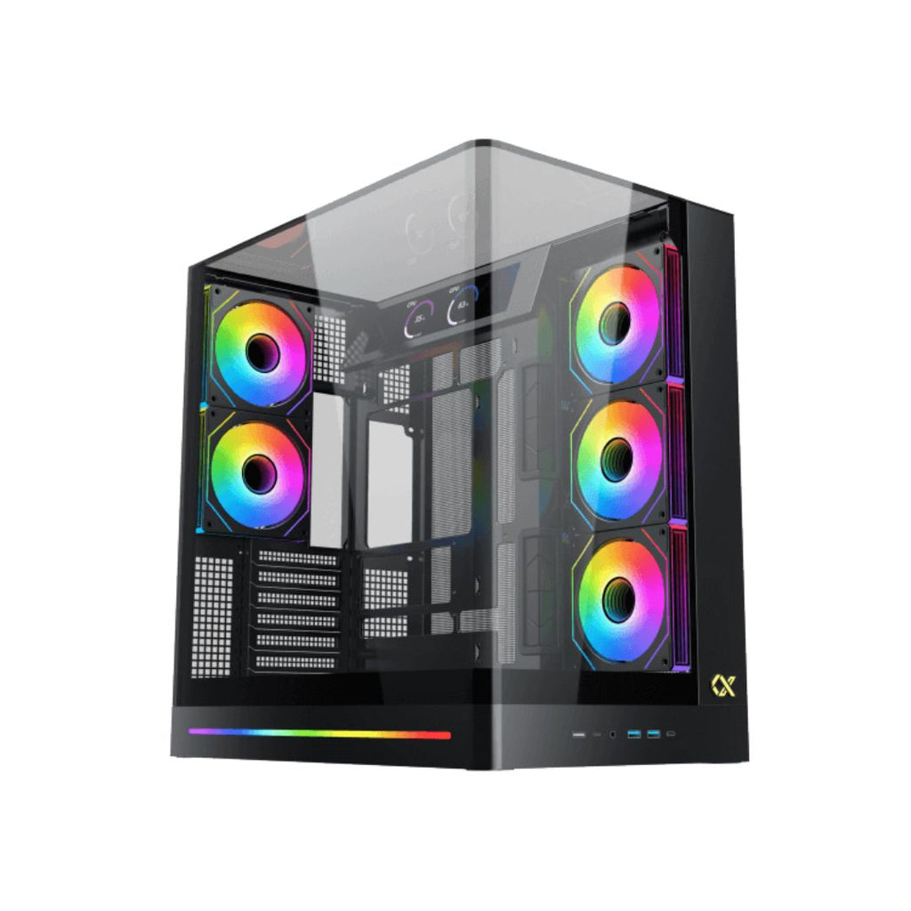 TJM Xigmatek Pano II Mid Tower Case - Black