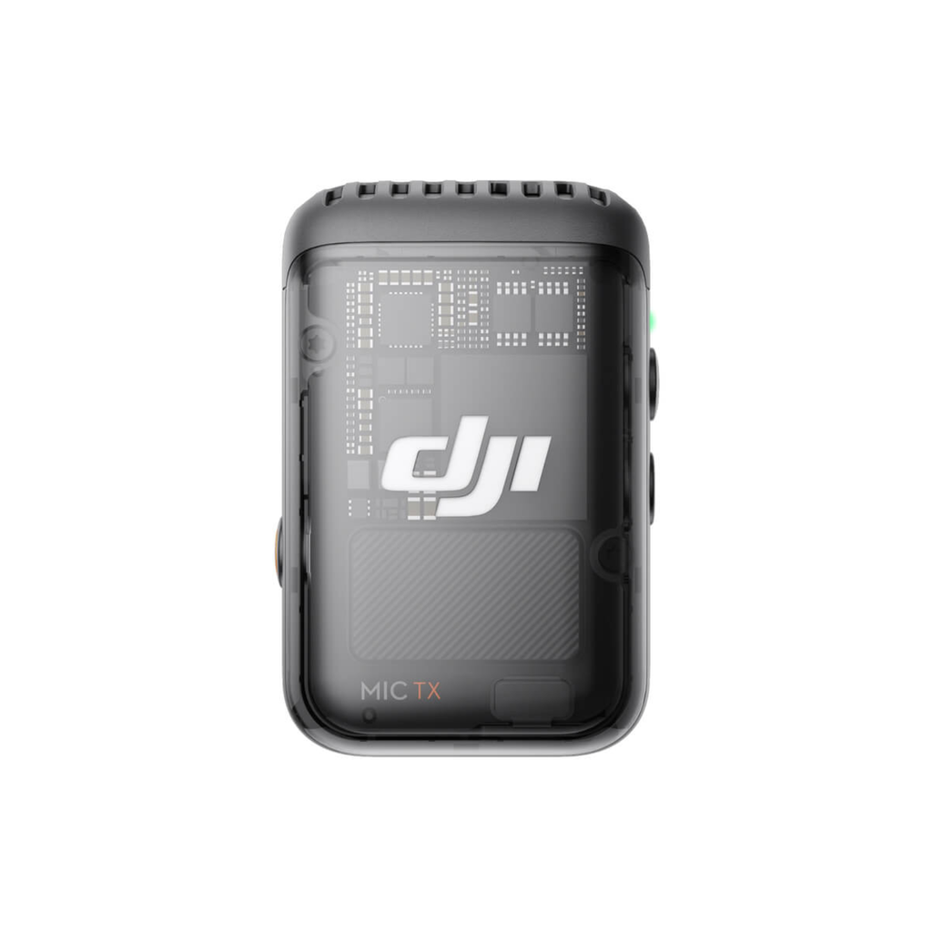 TJM DJI Mic 2 (2 TX + 1 RX + Charging Case) Wireless Lavalier Microphone