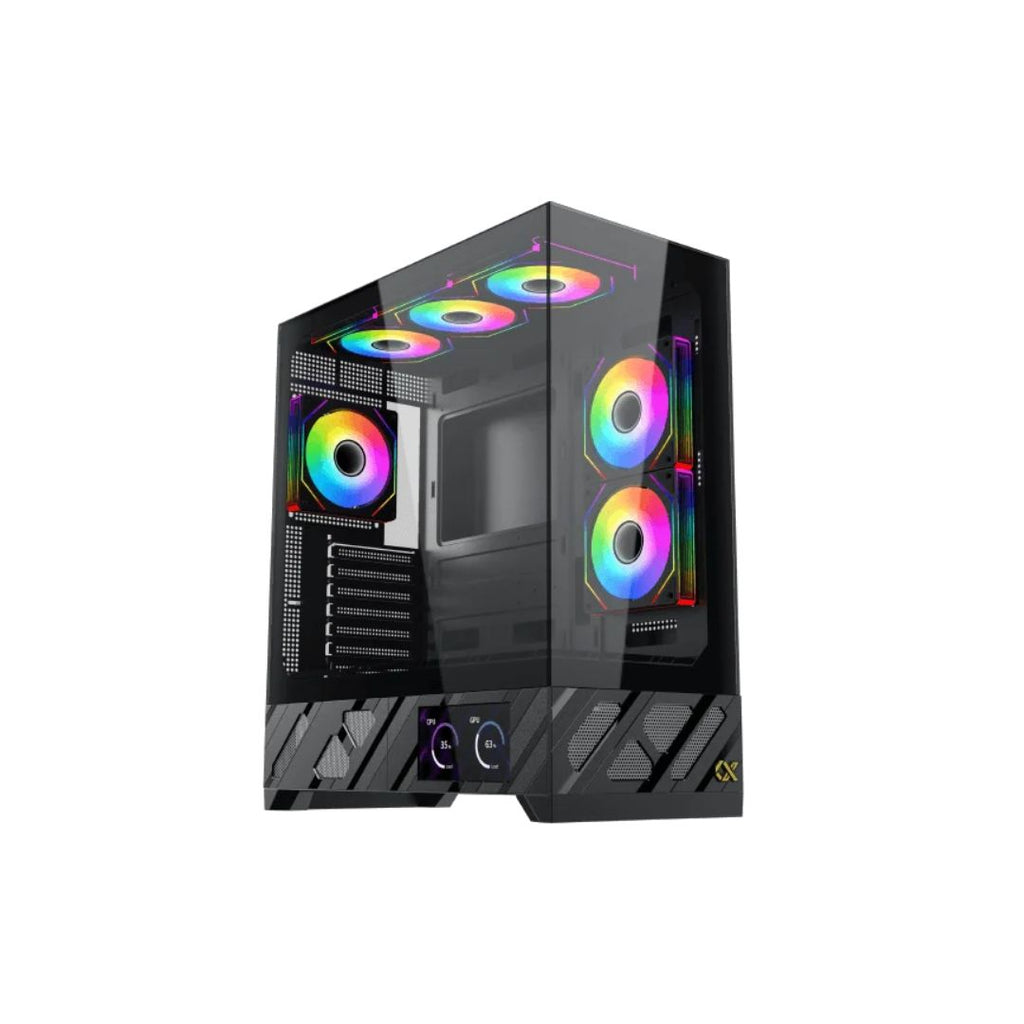 TJM Xigmatek Alphard Pro Mid Tower Case - Black