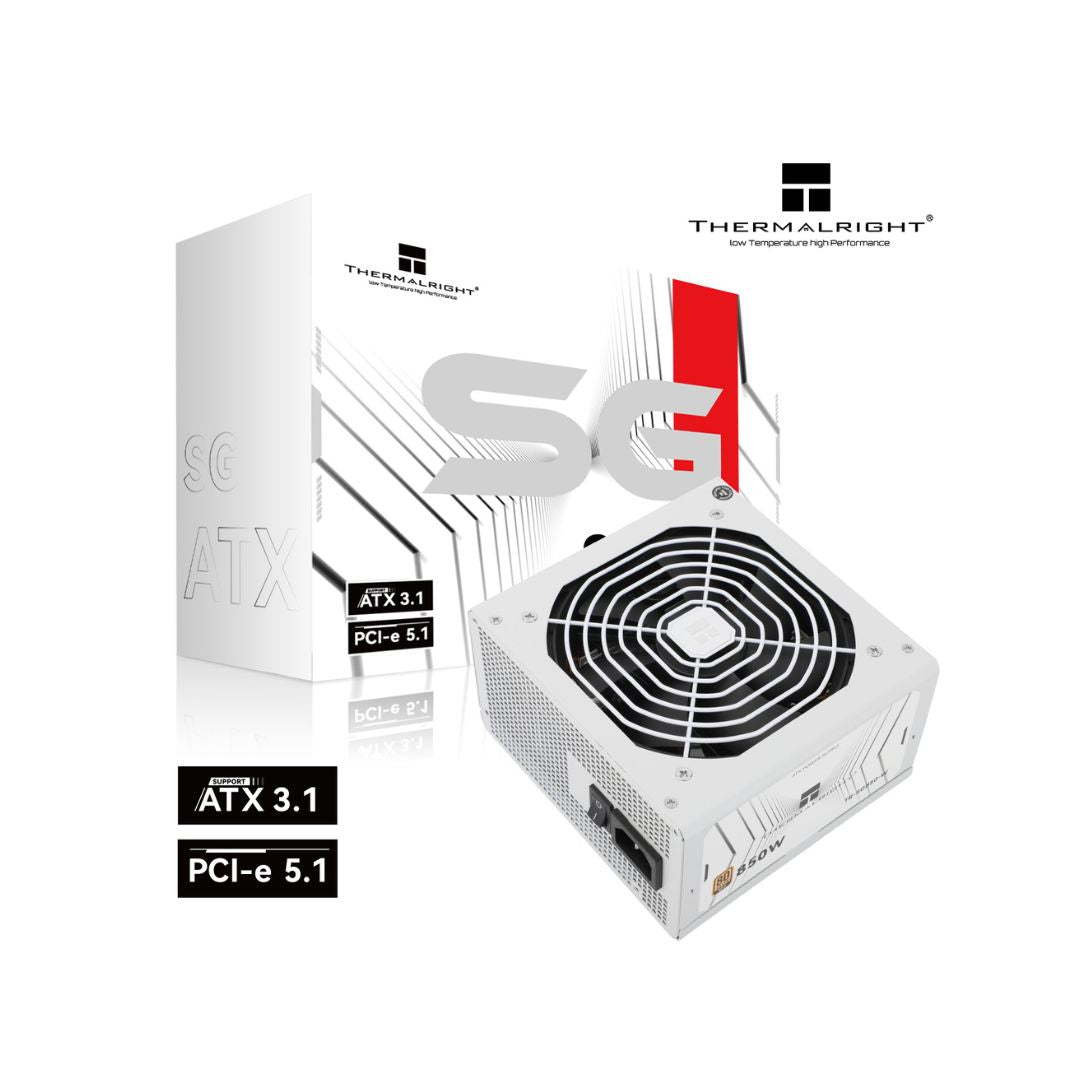 TJM Thermalright SG850S-W 850W 80+ Gold Power Supply - White