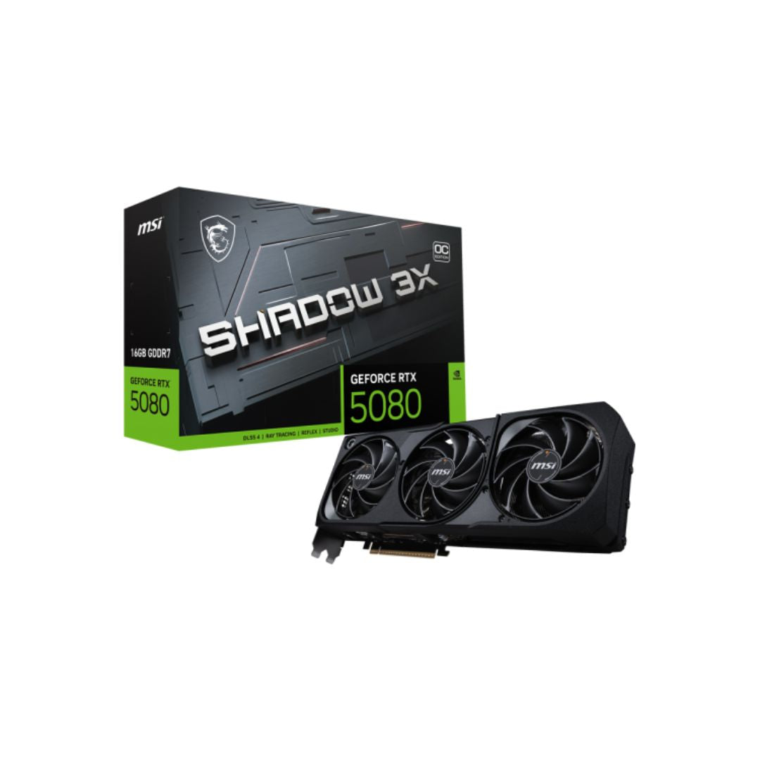 MSI GeForce RTX 5080 SHADOW 3X OC - 16GB
