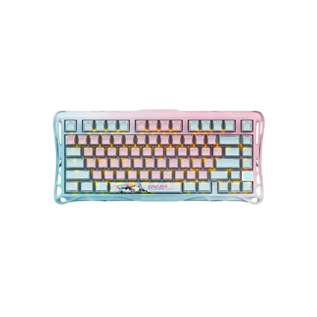 TJM Gravastar Mercury K1 Lite Gaming Keyboard - Sakura Atlantis Edition
