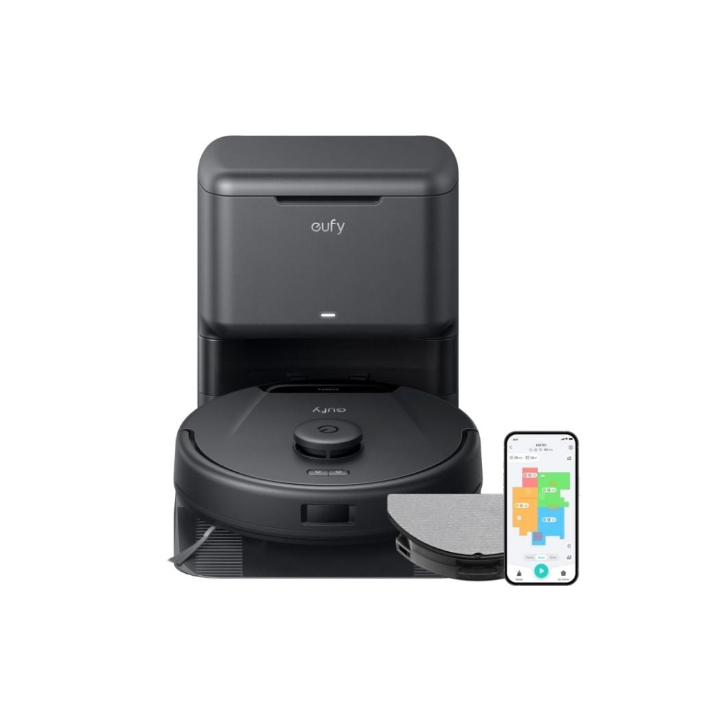 TJM Anker eufy L60 Hybrid Robot Vacuum with Self Empty Station - Black