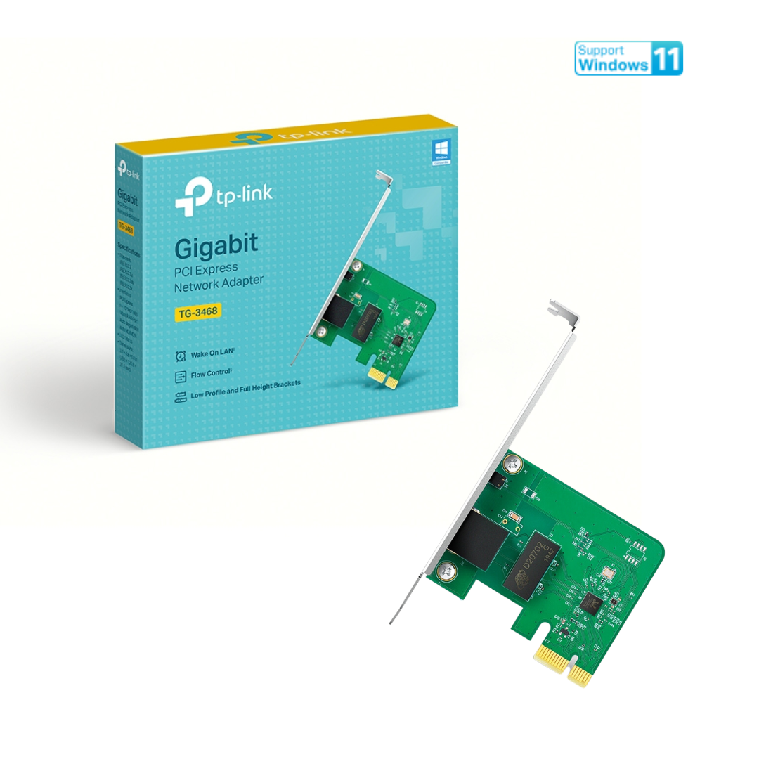 TJM TP Link TG-3468 Gigabit Lan PCI Express Network Adapter