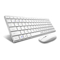 TJM Combo Kit Rapoo 9320M Wireless Keyboard and Mouse - White
