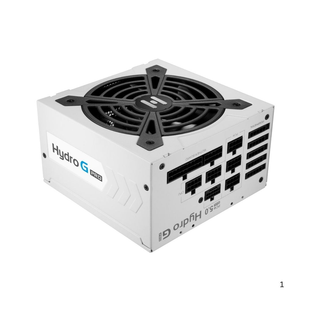 TJM FSP Hydro G PRO ATX3.0, 1000W 80+ Gold, Full Modular, PCIe 5.0 , White