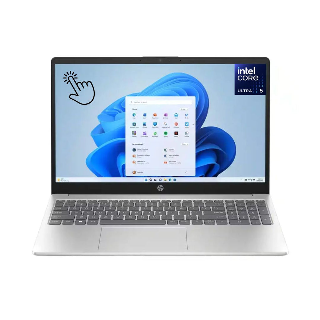 TJM HP 15-FD0154WM, Ultra 5-125H, RAM 8GB, SSD 512GB, Intel Graphics, 15.6" FHD, TouchScreen Silver