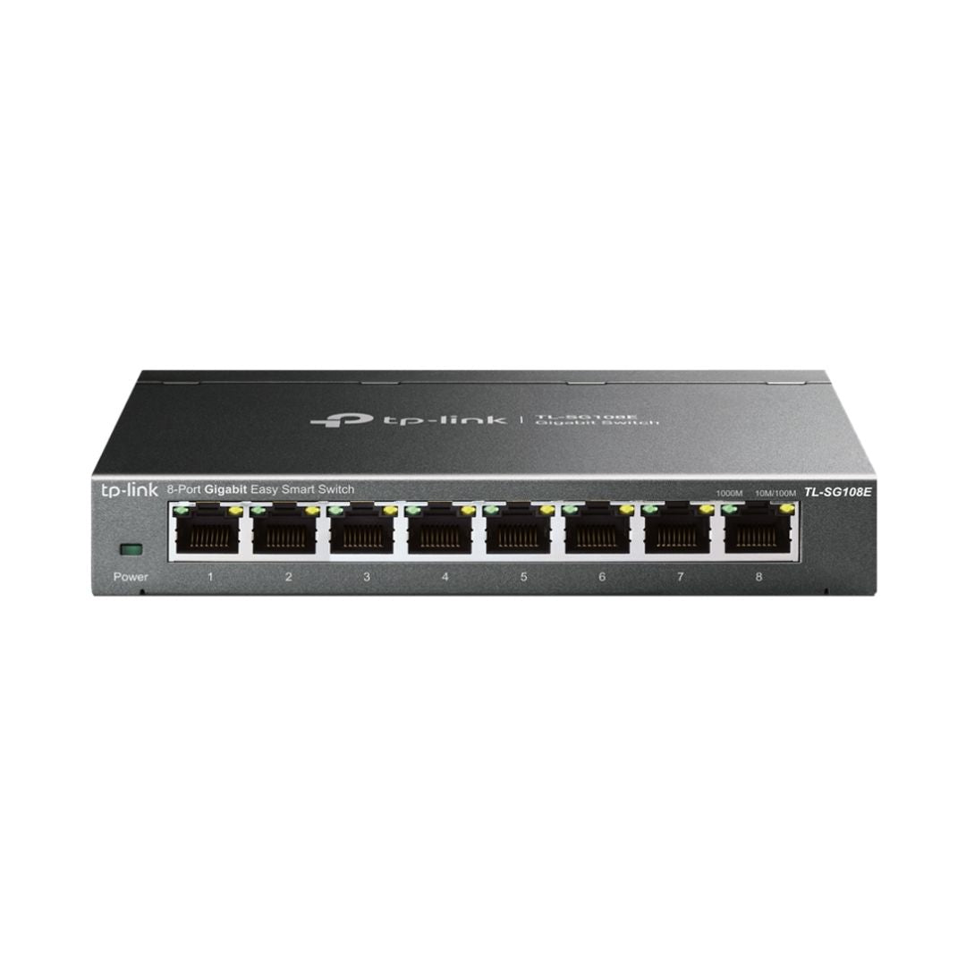 TJM TP-Link TL-SG108E, Gigabit Desktop Switch, 8 Port