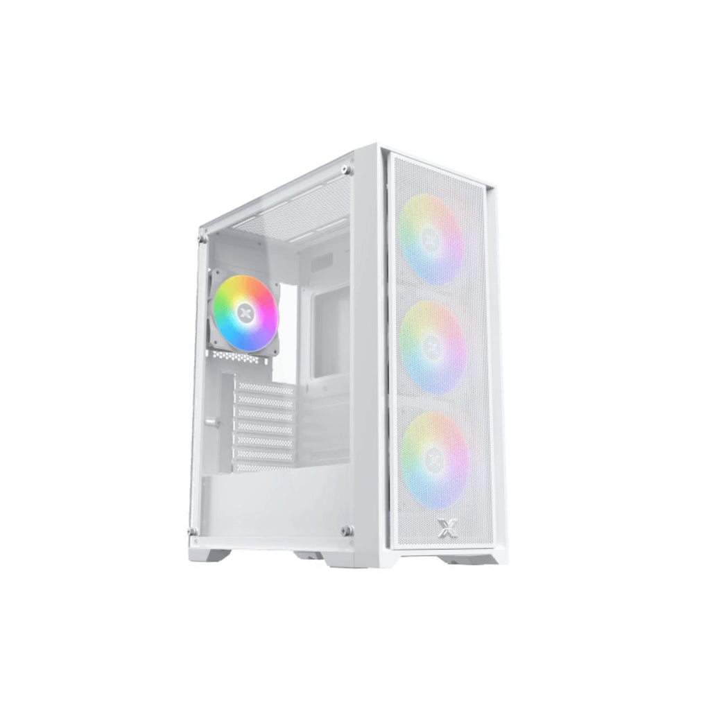 TJM Xigmatek Gaming X II RGB Arctic Mid Tower Case - White