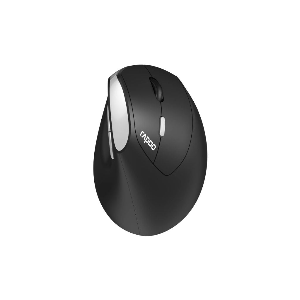 TJM Rapoo EV250 Vertical Ergonomic Wireless Mouse - Black