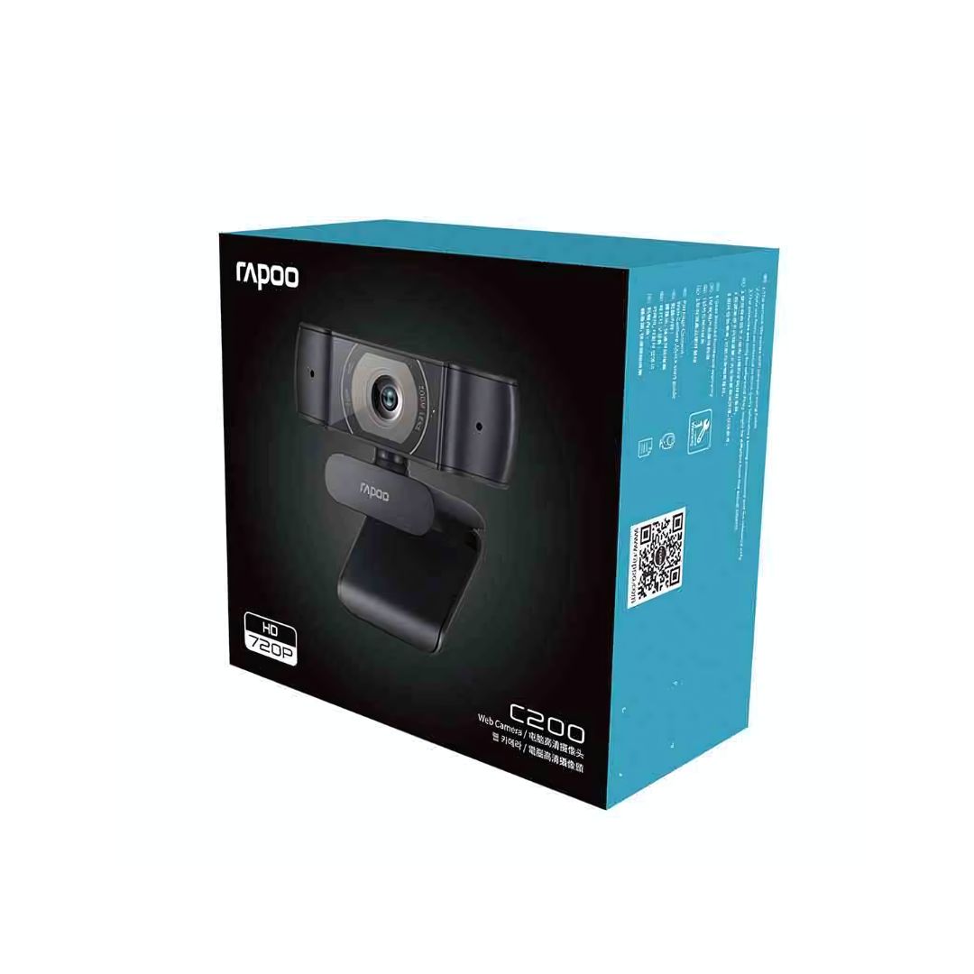 TJM RAPOO C200 HD 720P USB Camera