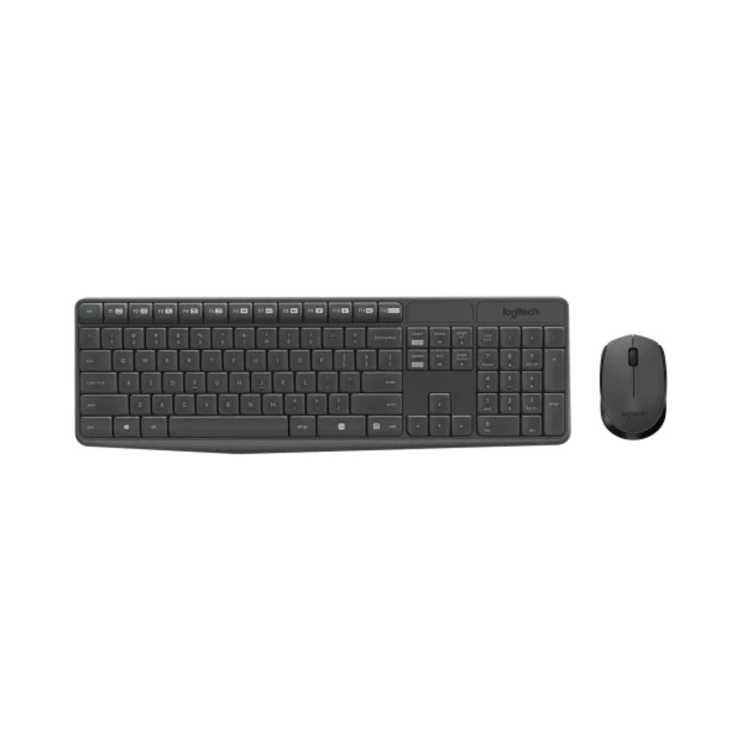 TJM Logitech MK235 ADVANCED Wireless Keyboard and Mouse Combo