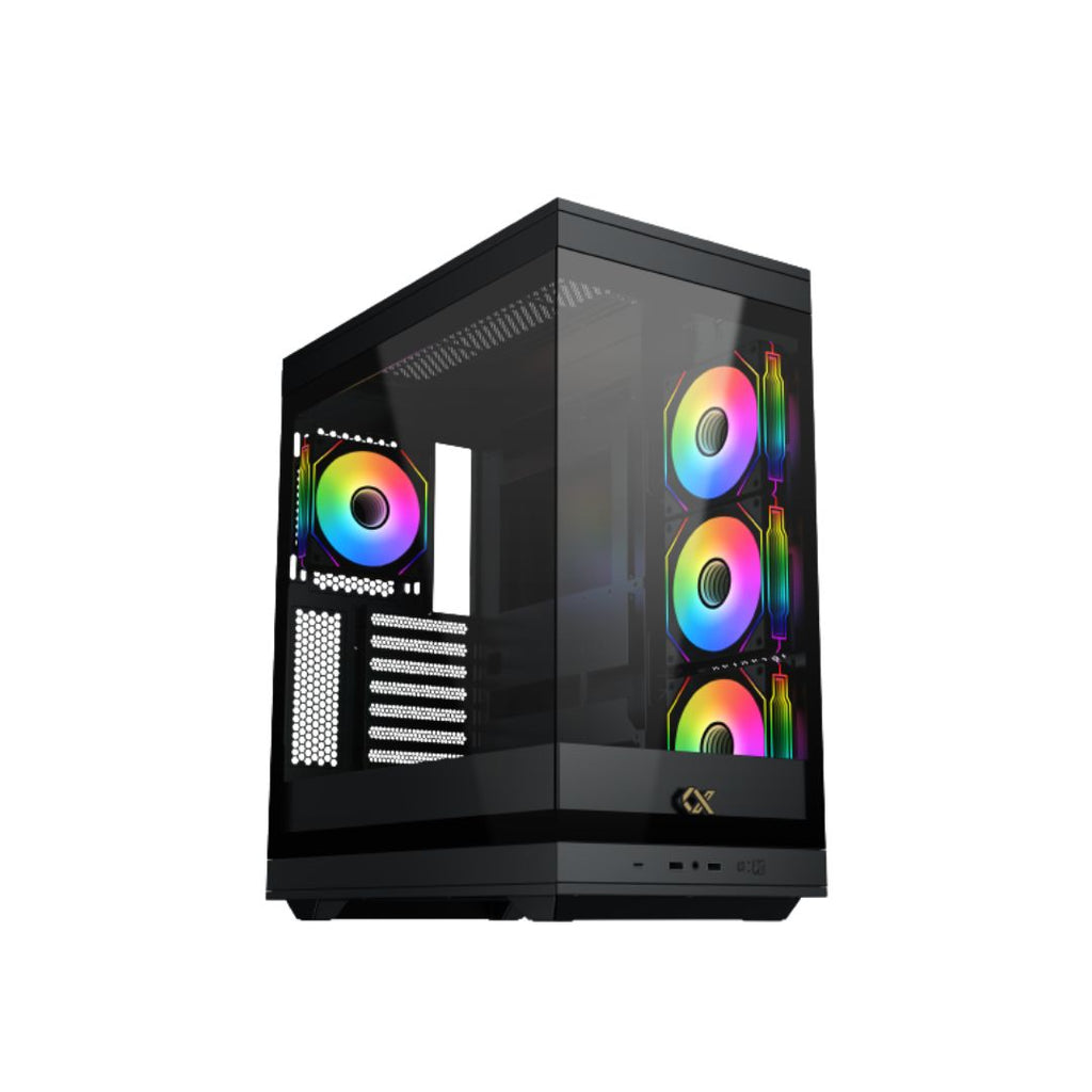 TJM Xigmatek Meta Mid Tower Case - Black