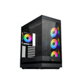 TJM Xigmatek Meta Mid Tower Case - Black
