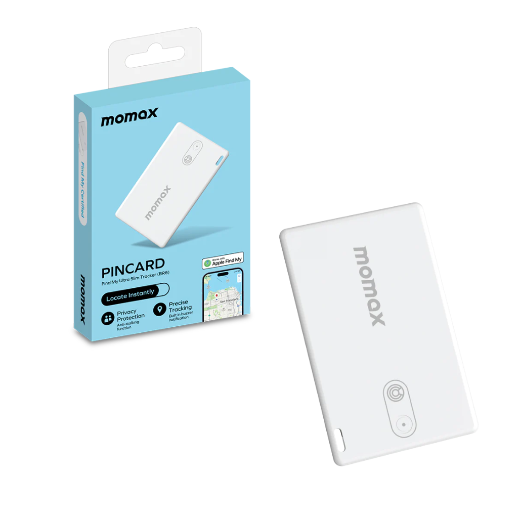 TJM Momax Pincard BR6W Find My Ultra Slim Tracker - 1 Year