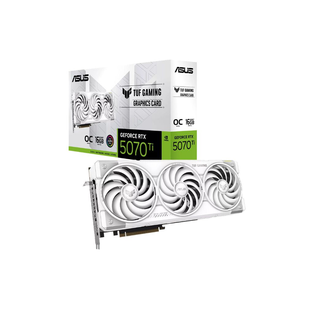 TJM ASUS TUF Gaming RTX 5070 Ti OC Edition White - 16GB