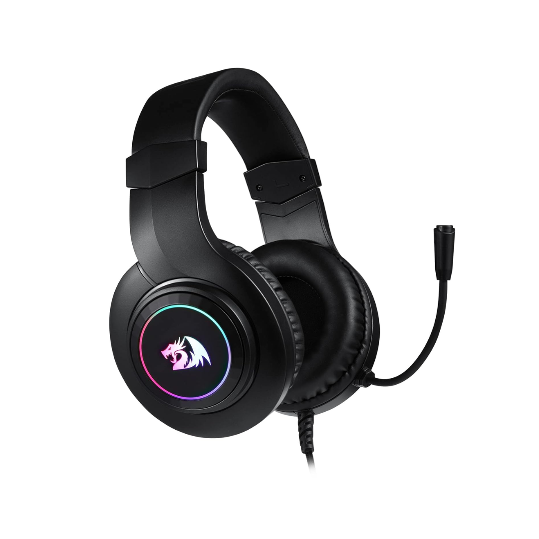 TJM Redragon H260 RGB Wired Gaming Headset - Black