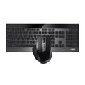 TJM Rapoo 9900M Wireless Keyboard and Mouse Combo Kit  - Black
