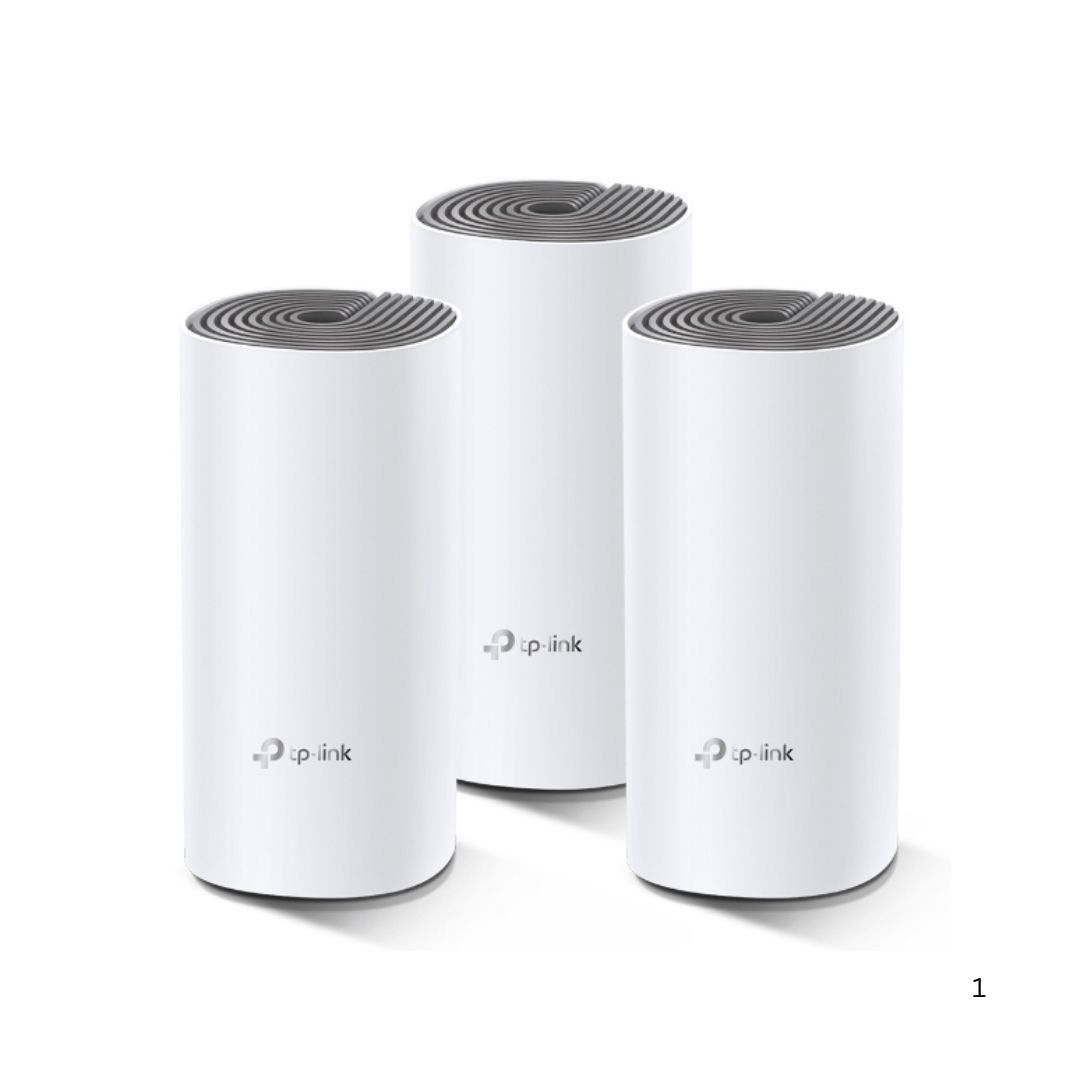TJM Deco E4 AC1200 Whole Home Mesh Wi-Fi 5 System 3-Pack