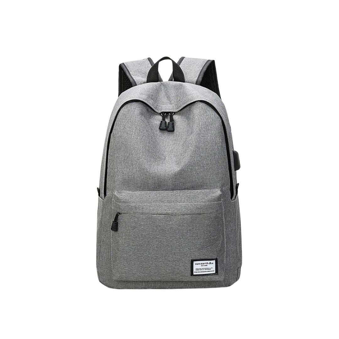 TJM Raptor Business Travel Bag USB 15.6 Backpack - Gray