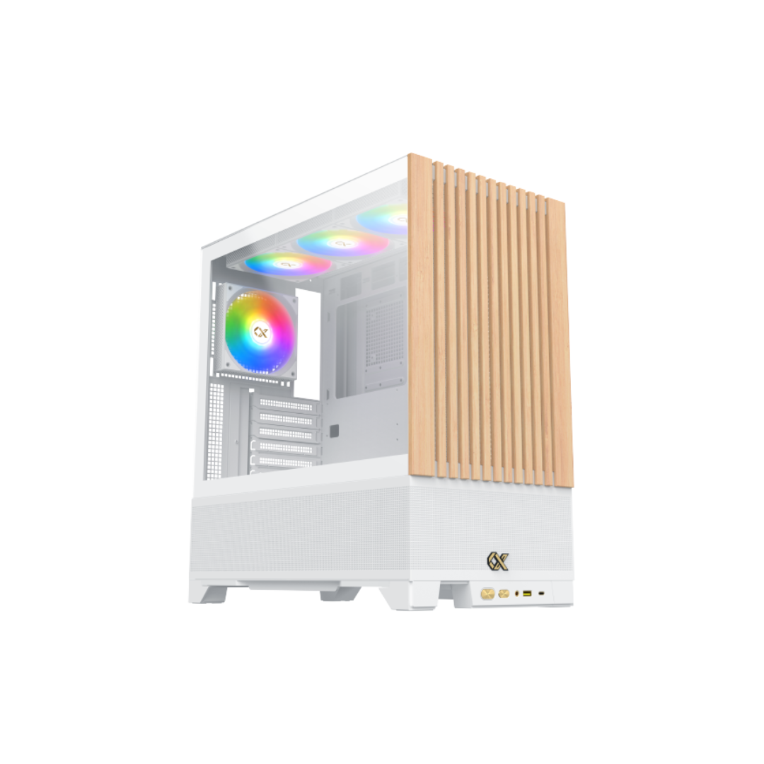 TJM Xigmatek Endorphin WD Arctic Mid Tower Case - White