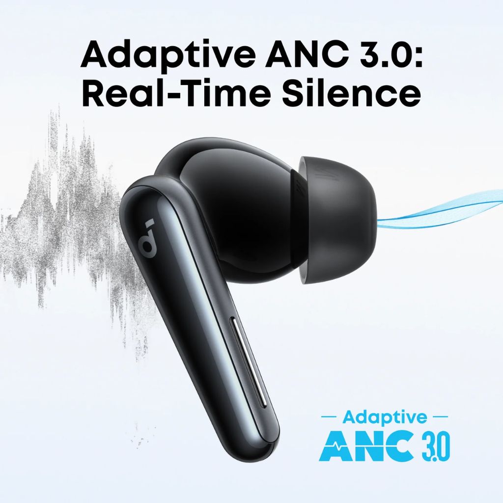 TJM Anker soundcore Liberty 5 Noise-Cancelling Earbuds - Black