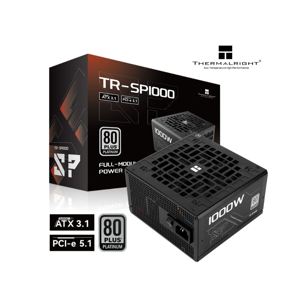 TJM Thermalright SP1000 1000W 80+ Platinum Power Supply, Black