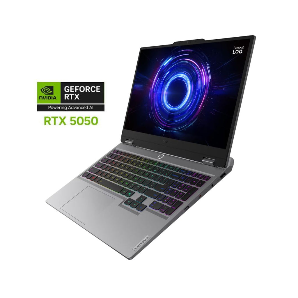 TJM Lenovo LOQ 15IRX10 - (YPPS) Intel Core i7-13700HX, RAM 16GB, SSD 512GB, RTX 5050 8GB, 15.6 Inch Inch FHD IPS 144Hz, Luna Grey