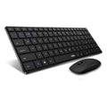 TJM Rapoo 9320M Wireless Keyboard and Mouse Combo Kit  - Black