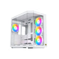 TJM Xigmatek CUBI II Arctic Glass Mid Tower Case - White
