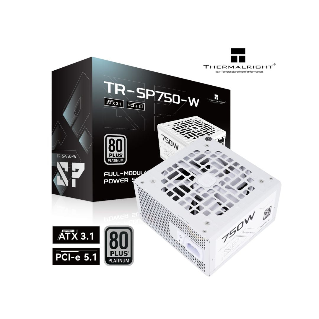 TJM Thermalright SP750-W 750W 80+ Platinum Power Supply, White