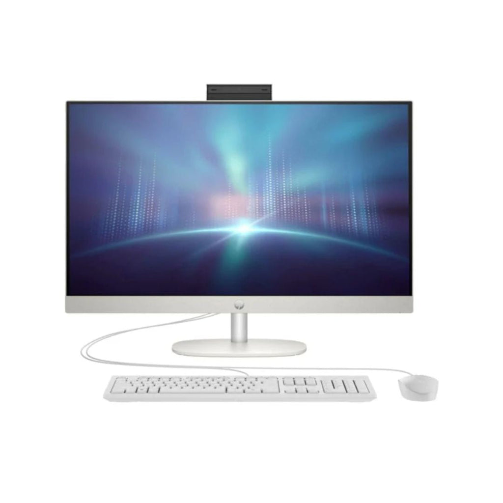 TJM All In One HP 27-CR0156NH , Intel Core i7-1355U, RAM 8GB, SSD 512GB, Intel Iris Xe Graphics, 27 FHD, White