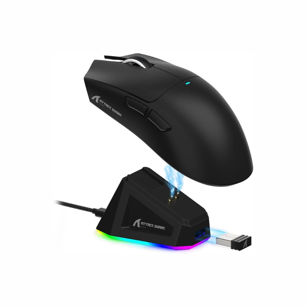TJM ATTACK SHARK X11  Wireless Gaming Mouse - Black
