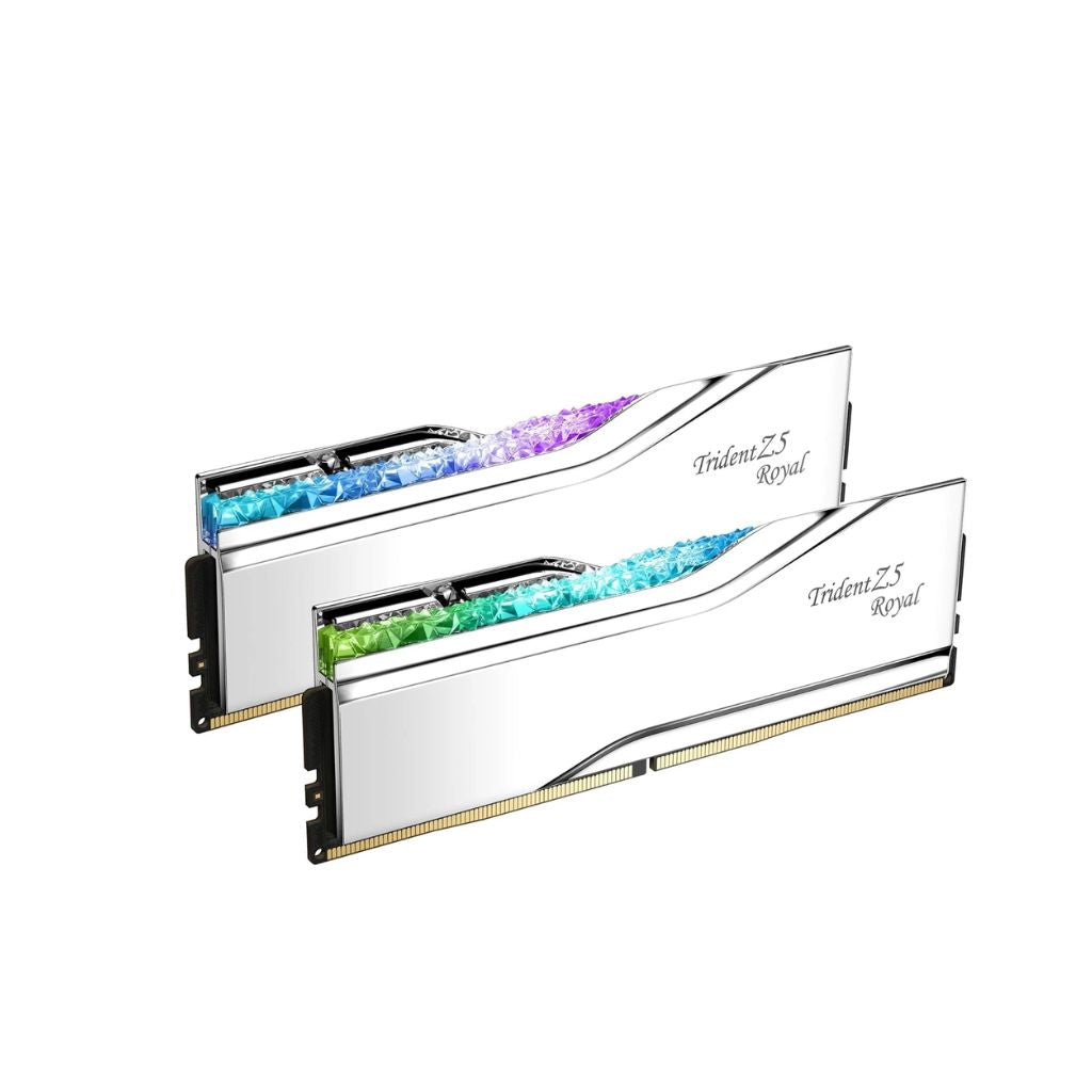 TJM G.Skill Trident Z5 Royal RGB DDR5 64GB (2x32GB) 6400MHz CL32 - Silver