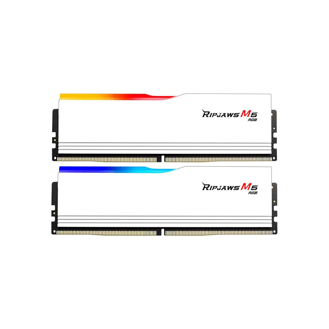 TJM G.SKILL Ripjaws M5 RGB  DDR5 64GB (2x32GB) 6000MHz CL36,XMP & EXPO - White