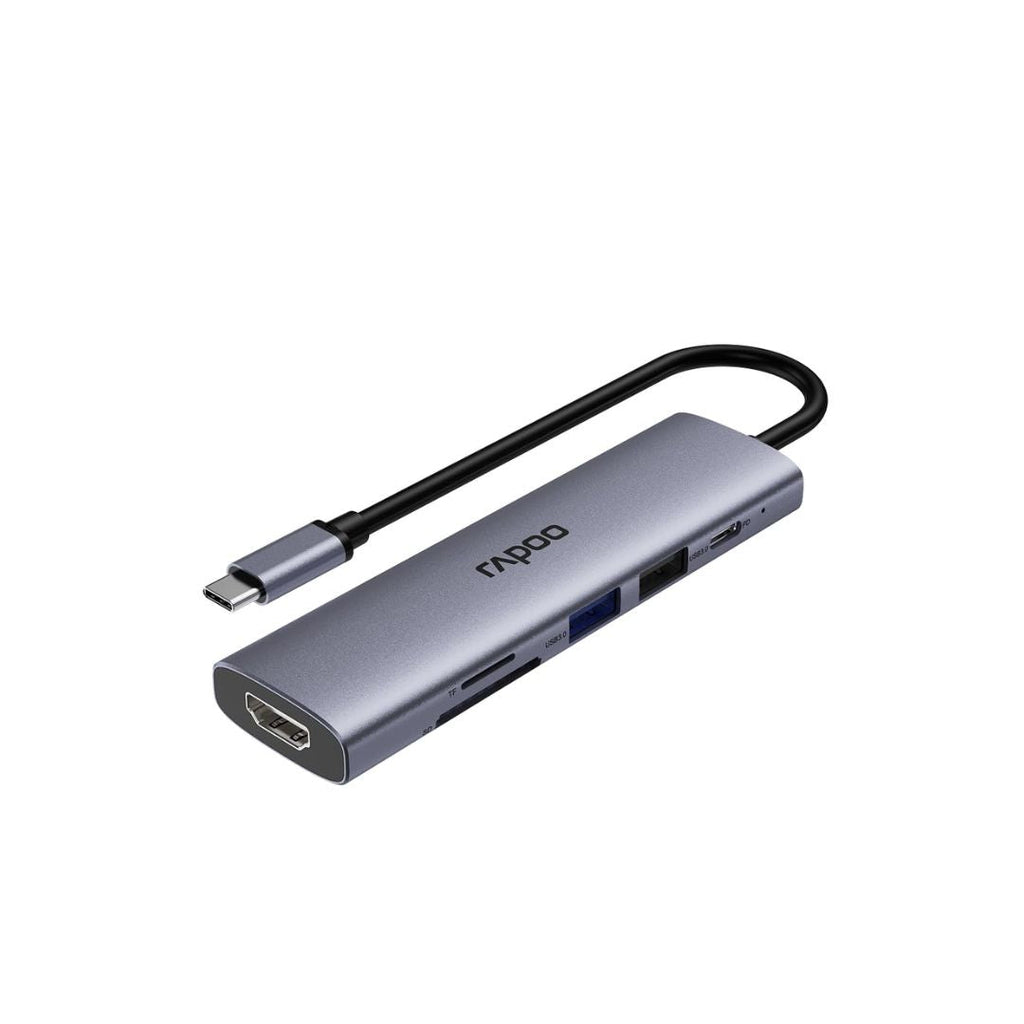 TJM Rapoo XD61 USB-C 6-in-1 Hub
