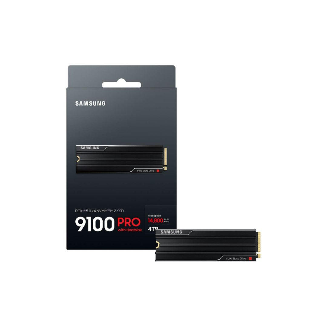 TJM SAMSUNG 9100 PRO 4TB PCIe 5.0 NVMe™ M.2 SSD with Heatsink
