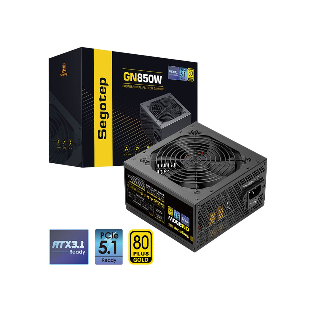 TJM Segotep GN850W 850W Gold 80+ Non Modular, PCIe 5.1 & ATX 3.1